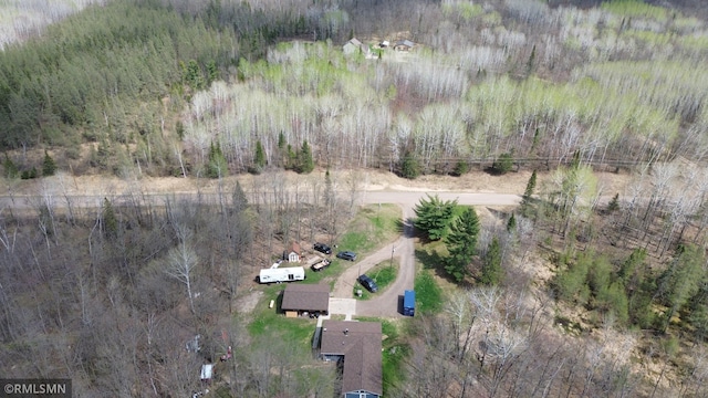 791 W Rd, Wright, MN 55798 - aerial overview of property's location featuring a forest