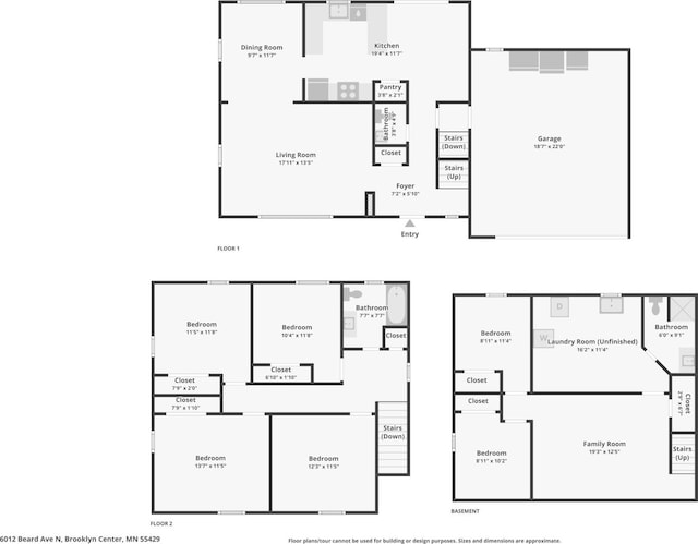 6012 Beard Ave N, Brooklyn Center, MN 55429 - room layout