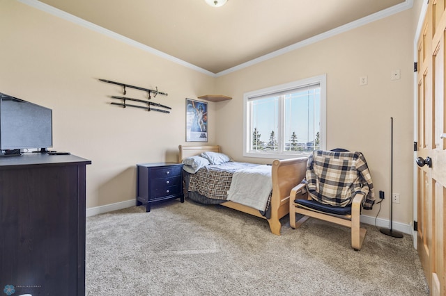 3914 21st Ave S, Moorhead, MN 56560 - carpeted bedroom featuring ornamental molding and baseboards