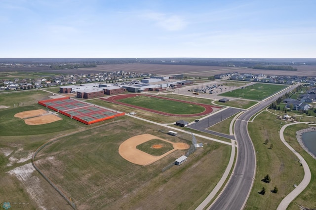 3914 21st Ave S, Moorhead, MN 56560 - aerial view of property and surrounding area featuring property parcel outlined