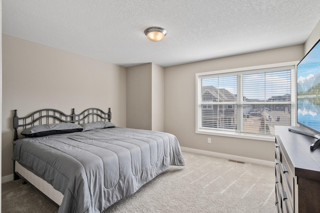 19000 72nd Pl N, Maple Grove, MN 55311 - bedroom featuring light colored carpet, baseboards, and a textured ceiling