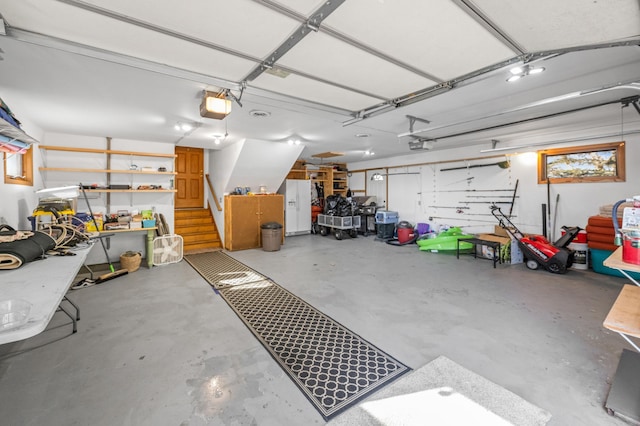 29825 Minerva Cir, Swiss Twp, WI 54830 - garage with a garage door opener