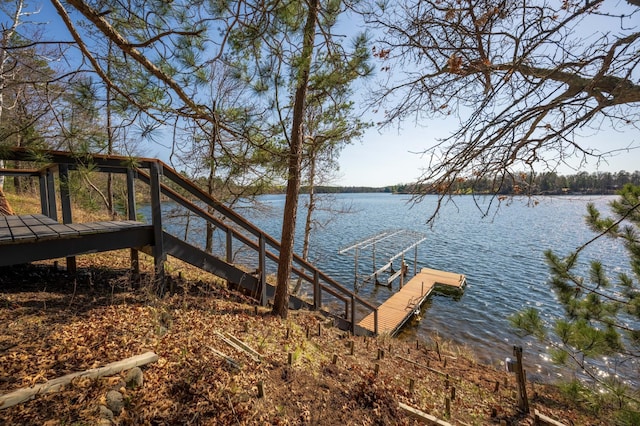 29825 Minerva Cir, Swiss Twp, WI 54830 - dock area with a water view