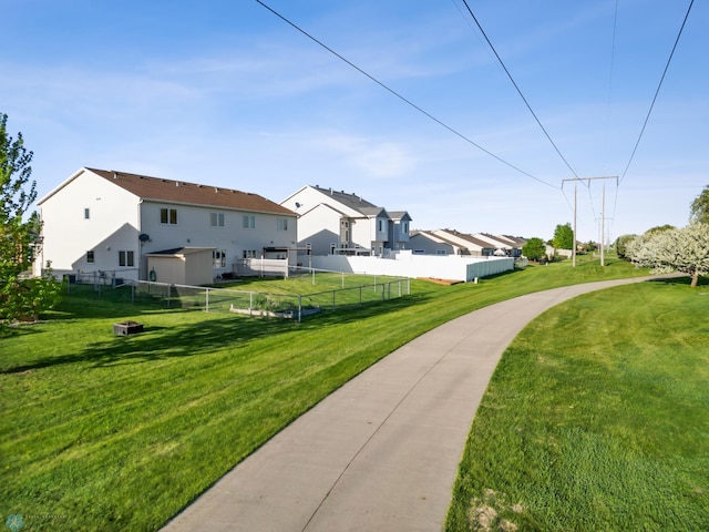 surrounding community with a residential view