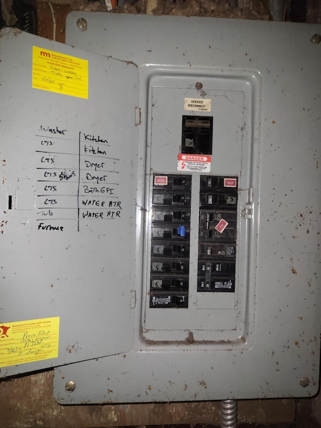 utilities with electric panel