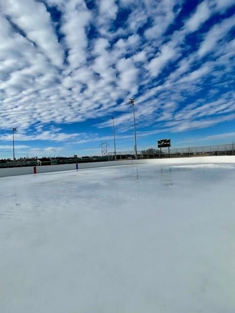 view of yard with a water view