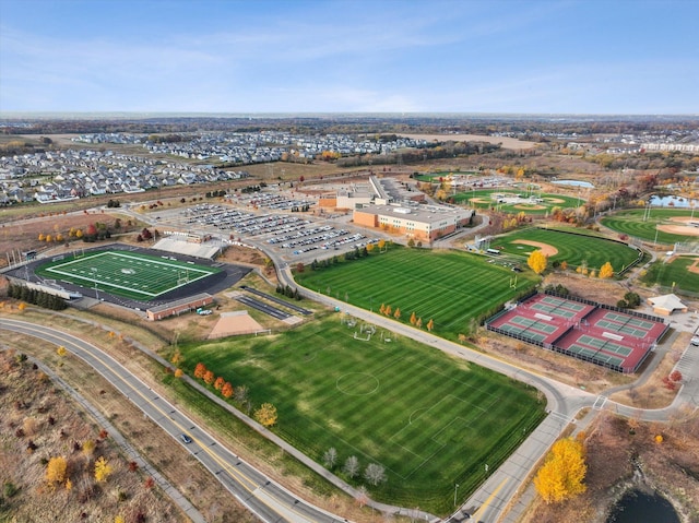 drone / aerial view