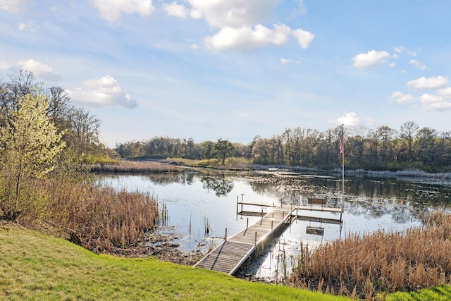 12640 Fawn Lake Rd, Crosslake, MN 56442 - dock area with a water view