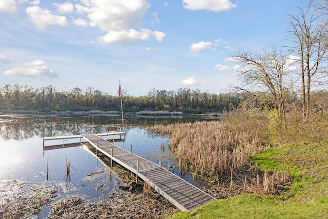 12640 Fawn Lake Rd, Crosslake, MN 56442 - dock featuring a water view