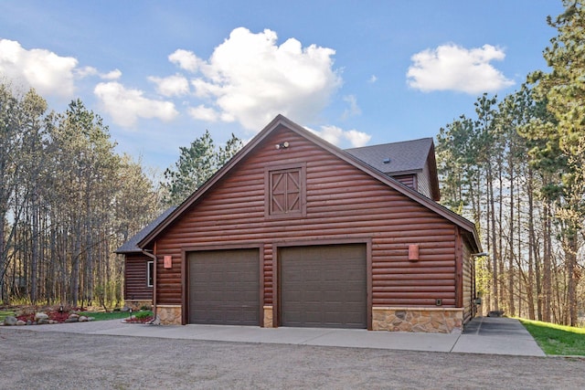 12640 Fawn Lake Rd, Crosslake, MN 56442 - view of garage