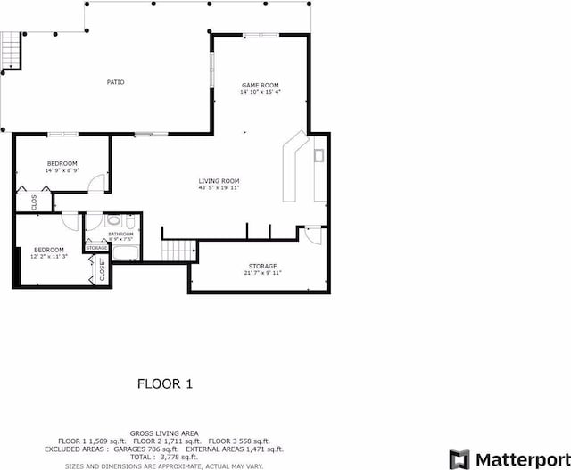 12640 Fawn Lake Rd, Crosslake, MN 56442 - floor plan / room layout