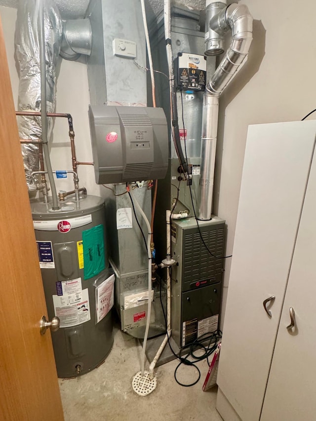 utilities with electric water heater