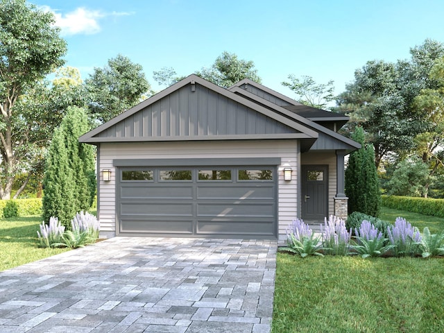 1134 Dorthy Ln, Elko New Market, MN 55054 - garage with decorative driveway