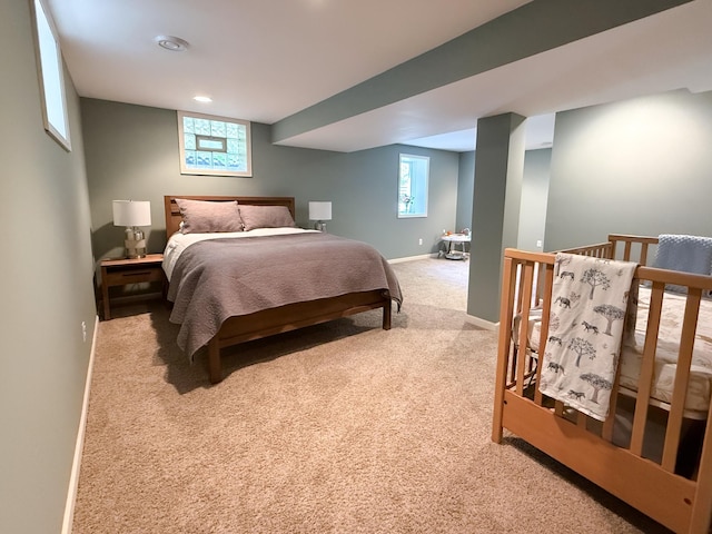 14700 Minnehaha Pl, Minnetonka, MN 55391 - carpeted bedroom with baseboards and recessed lighting