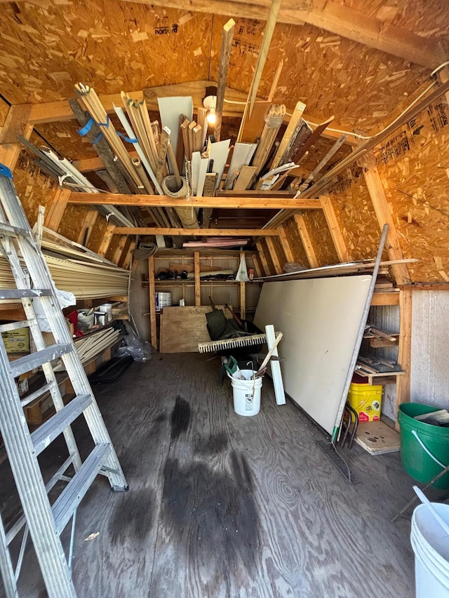 211 1st Ave, Osakis, MN 56360 - view of unfinished attic