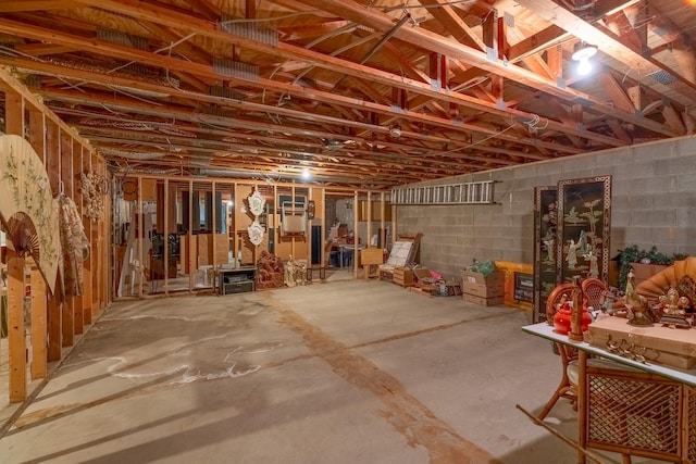 402 2nd Ave SE, Mapleton, MN 56065 - unfinished below grade area with concrete block wall
