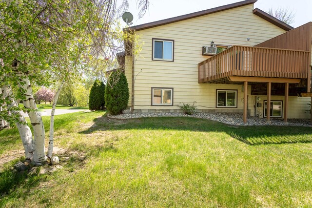 1346 Latoka Drive Ct SW, Alexandria, MN 56308 - rear view of house featuring a yard and a deck