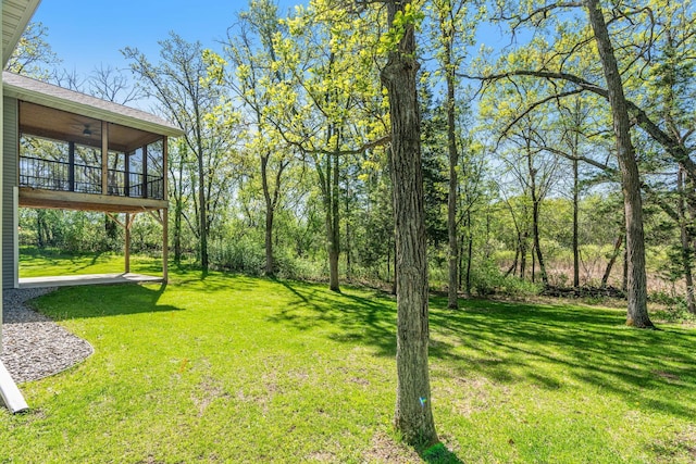 18041 224th Ave NW, Big Lake Twp, MN 55309 - view of green lawn featuring ceiling fan