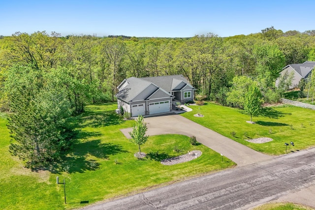 18041 224th Ave NW, Big Lake Twp, MN 55309 - aerial view of property and surrounding area with a forest