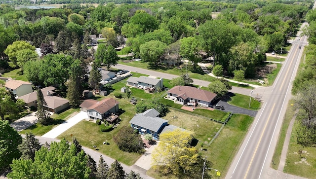 aerial overview of property's location featuring nearby suburban area