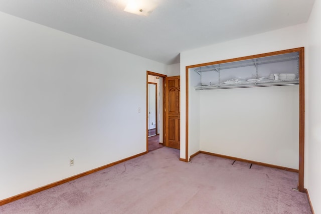 5391 Cottage Ave, White Bear Twp, MN 55110 - unfurnished bedroom with light carpet and a closet