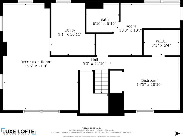 5391 Cottage Ave, White Bear Twp, MN 55110 - view of floor plan / room layout