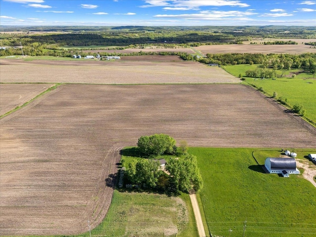 E7065 County Road B, Tainter Twp, WI 54730 - aerial view of sparsely populated area