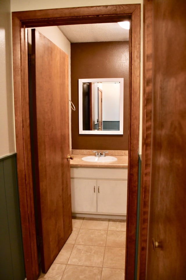 17976 120th Ave NE, North Twp, MN 56701 - bathroom featuring vanity and tile patterned flooring