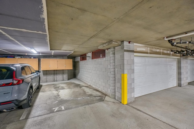 view of parking deck