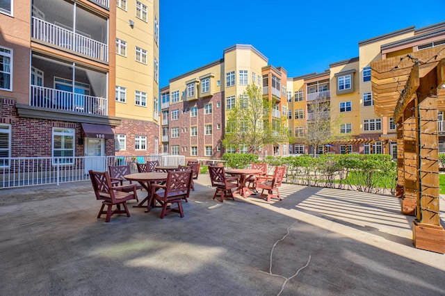 view of patio / terrace featuring outdoor dining area