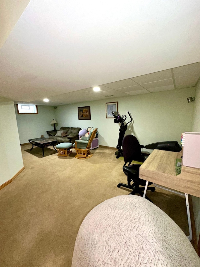 2127 S Ave E, North Saint Paul, MN 55109 - carpeted office space with baseboards