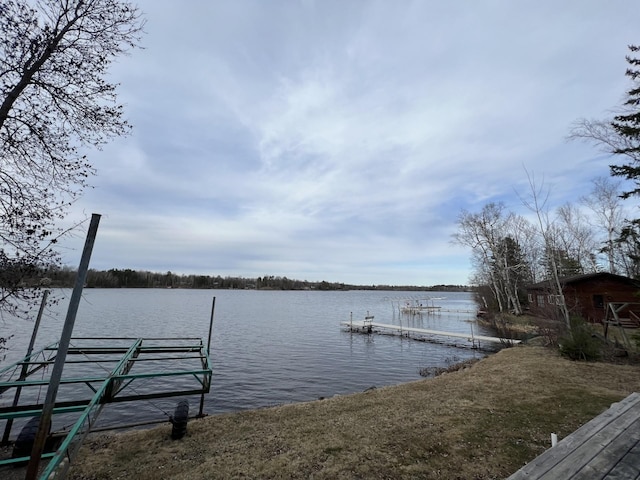 11749 Side Dr, Fine Lakes Twp, MN 55798 - dock featuring a water view