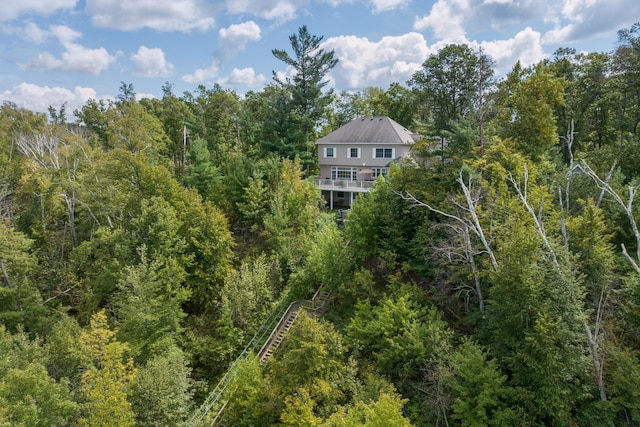 1924 Norway Pine Rd, East Gull Lake, MN 56401 - view from above of property featuring a forest