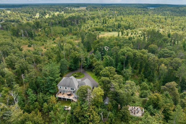 1924 Norway Pine Rd, East Gull Lake, MN 56401 - aerial overview of property's location featuring a heavily wooded area