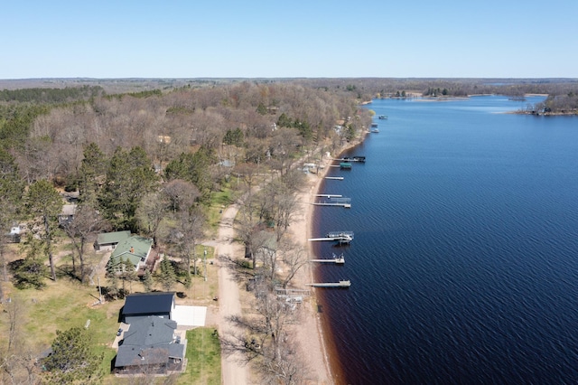 view of property location with a large body of water