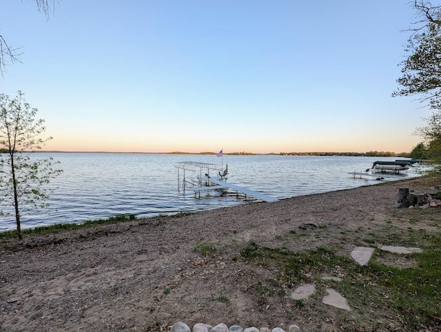 dock with a water view