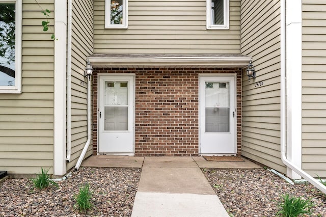 2478 Cobble Hill Alcove Unit C, Woodbury, MN 55125 - property entrance with brick siding