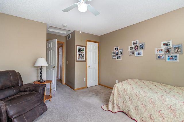 10916 181st Ln NW, Elk River, MN 55330 - carpeted bedroom with baseboards and a ceiling fan
