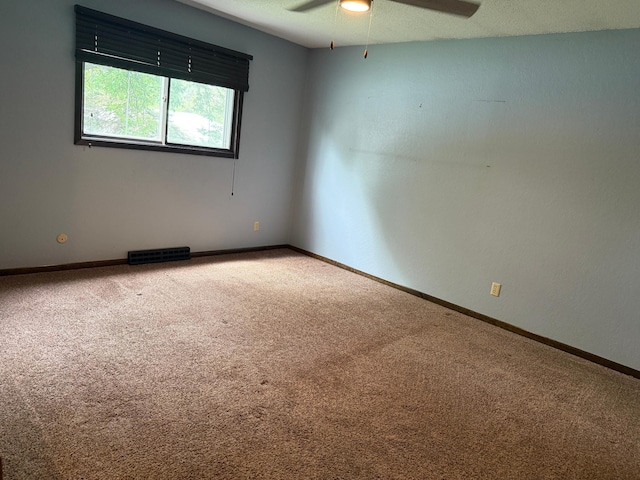 504 Fallwood Rd, Redwood Falls, MN 56283 - carpeted empty room with a ceiling fan and baseboards