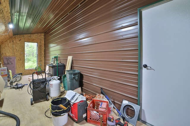 21097 Gilmer Rd, Crosby, MN 56441 - bonus room featuring vaulted ceiling and wooden walls