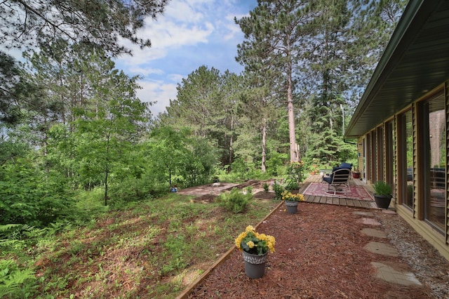 21097 Gilmer Rd, Crosby, MN 56441 - view of yard featuring a wooden deck