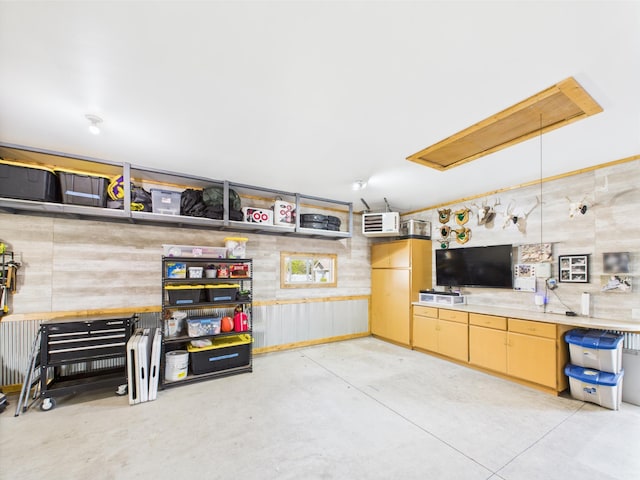 view of basement