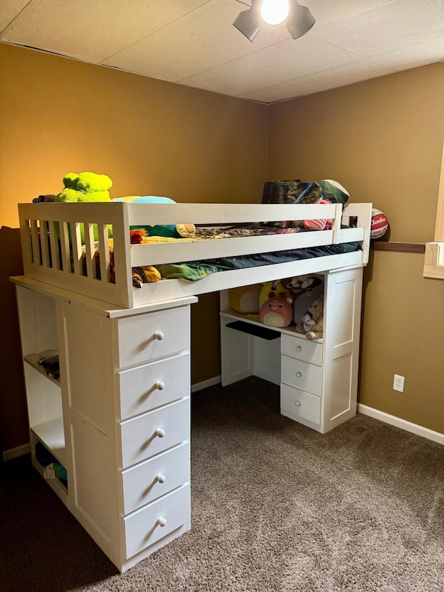 1123 Tyler Ave SE, Bemidji Twp, MN 56601 - bedroom featuring dark colored carpet and baseboards