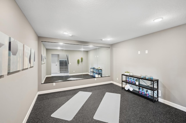 24051 187th St NW, Big Lake, MN 55309 - workout area featuring baseboards and recessed lighting