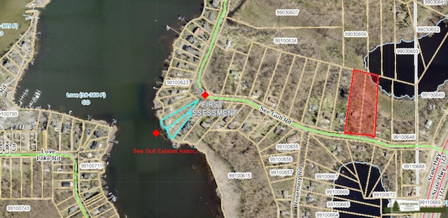 19800 See Gull Rd, Brainerd, MN 56401 - aerial map of property and surrounding area featuring property boundaries highlighted