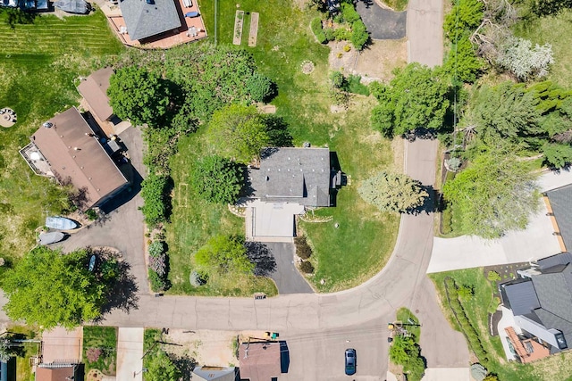aerial view of property's location