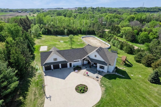 2169 Ibson Ave SE, Rockford Twp, MN 55313 - view of subject property with a forest