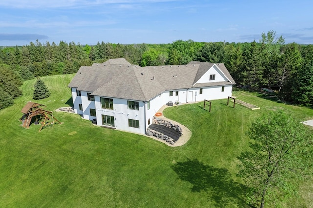 2169 Ibson Ave SE, Rockford Twp, MN 55313 - view of subject property with a heavily wooded area