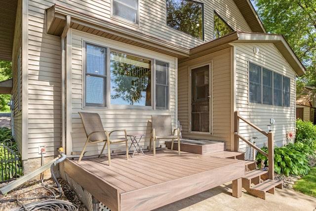 21140 654th Ave, Litchfield, MN 55355 - view of wooden deck