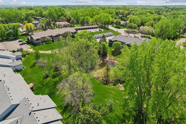 2558 75th St E, Inver Grove Heights, MN 55076 - aerial view of residential area with a forest